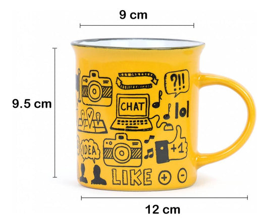 Taza De Figuras Para Cafe Te De Ceramica