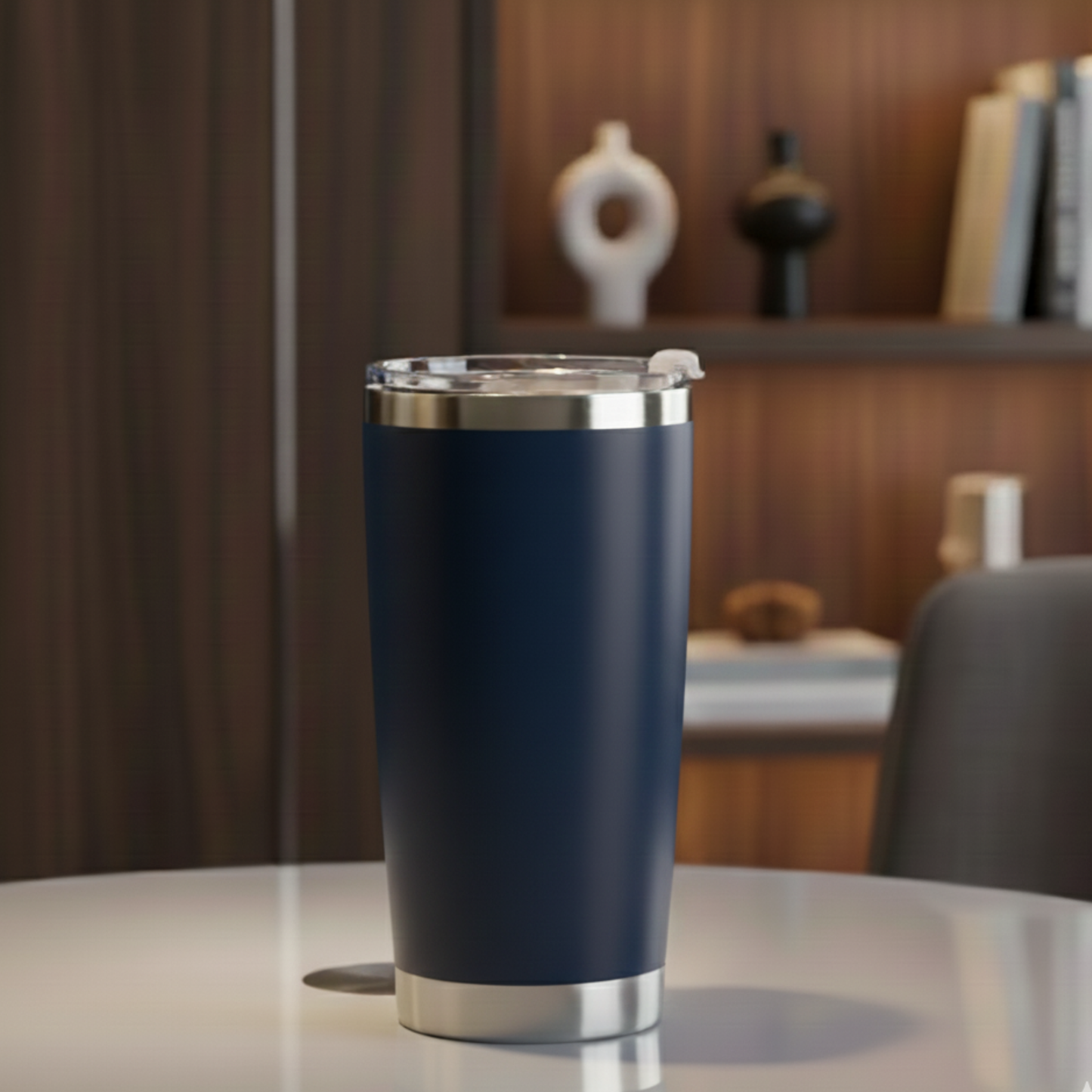 Termo Tipo Yeti 20 OZ Azul Marino media caja