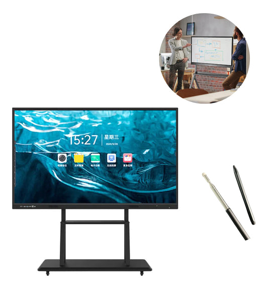 Pantalla Touch para Proyector 65 Pulgadas con Base – Solución Interactiva 4K para Presentaciones