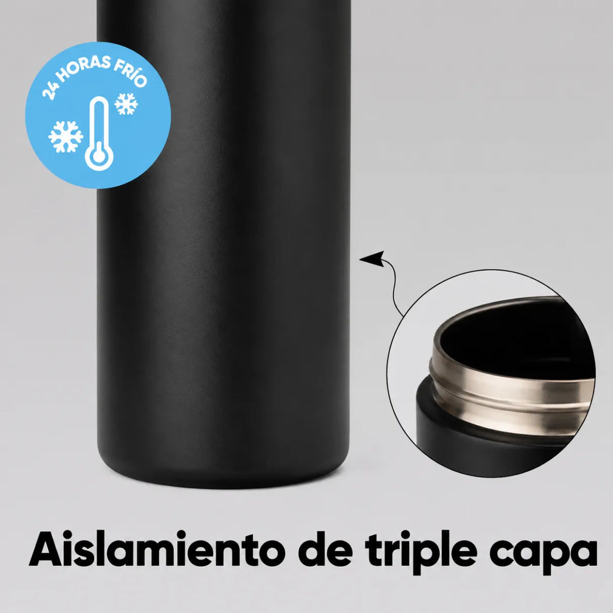 Termo owala 24 oz negro