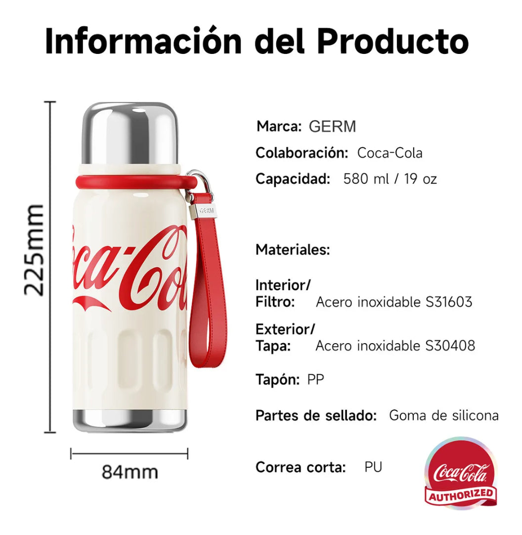 Mini Botella Termo Ritmo Edición Conjunta Coca-cola