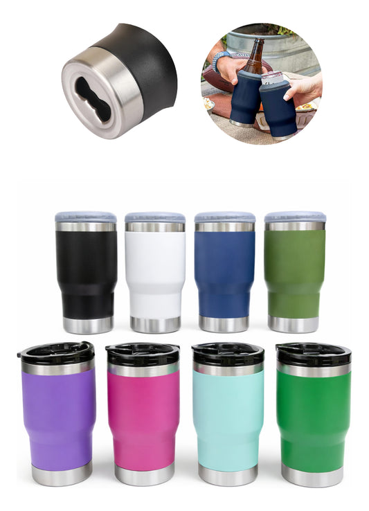 Portalatas Termo De Cerveza Acero Térmico 14 oz Colores