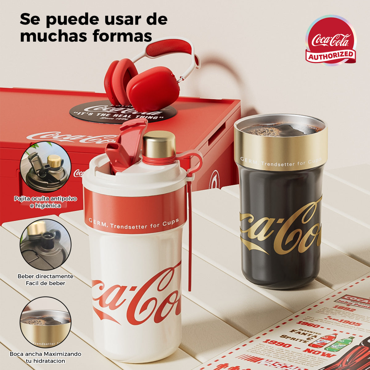 Termo Tipo Pai Pai Edicion Conjunta Coca-cola 650ml