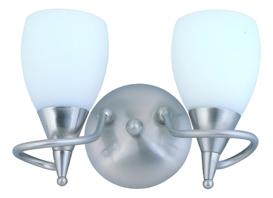 Lámpara Doble De Interior Con Cristal Y Acero Laiting Nom