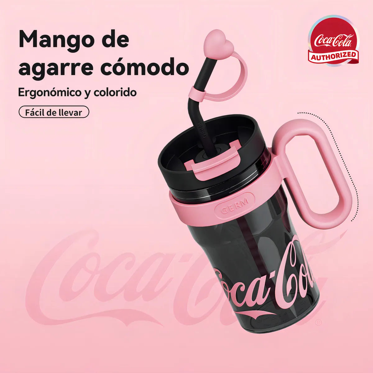 Vaso 800ml 27oz Vaso Popote Vaso Reutilizable Coca-cola