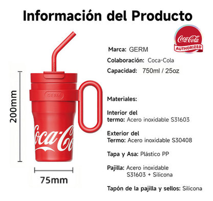 Vaso Térmico Grande 750ml Edición Conjunta Coca-cola