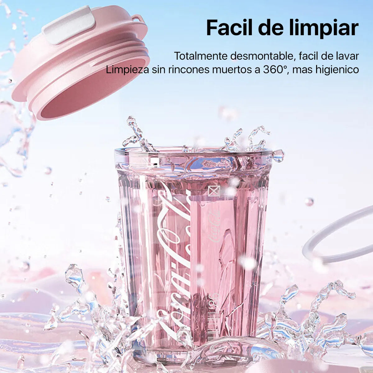 Vaso Botella Cool Trendy Edición Cocacola 390ml
