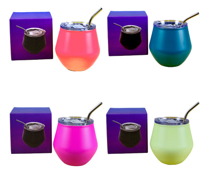 Vaso Prismático Whiskero 410 Ml Acero Inoxidable