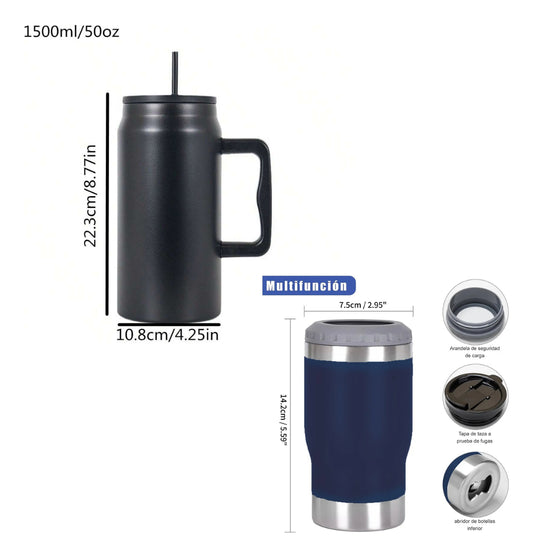 kit termo duo Termo 50oz Y Portalatas De Cerveza Colores