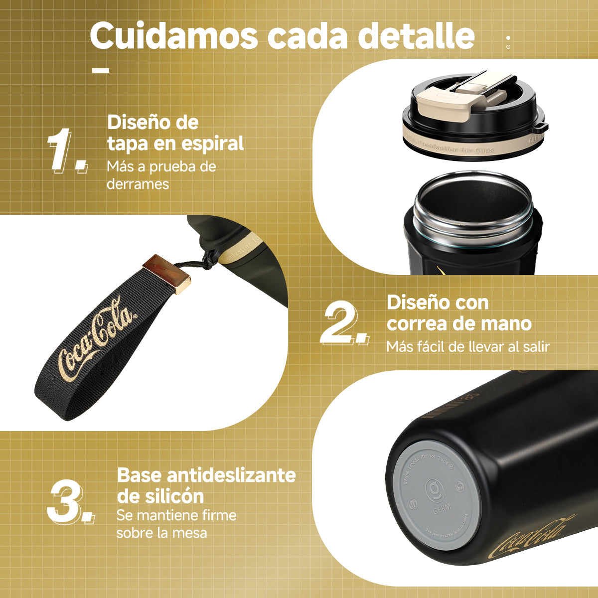Vaso De Cafe Eidicion Coca-cola 550ml Acero Inoxidable