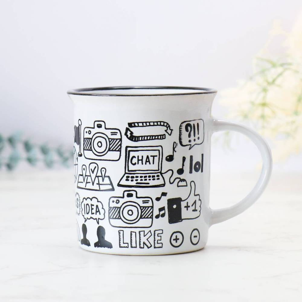Taza De Figuras Para Cafe Te De Ceramica