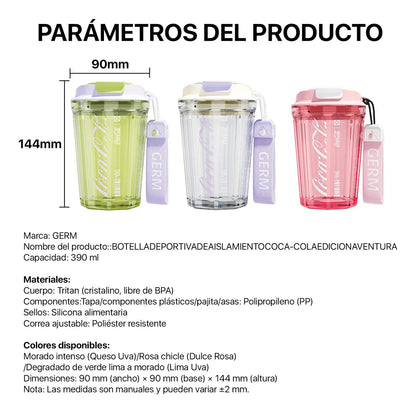 Vaso Botella Cool Trendy Edición Cocacola 390ml