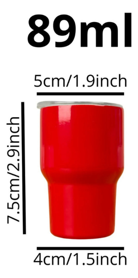 Mini Termo Tequilero Shot 3 Oz Varios Colores