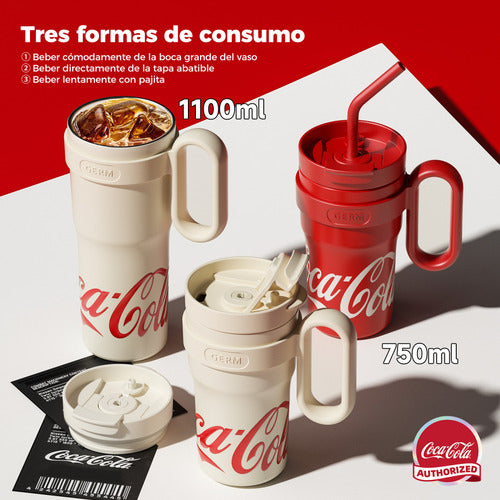 Vaso Térmico Grande 750ml Edición Conjunta Coca-cola