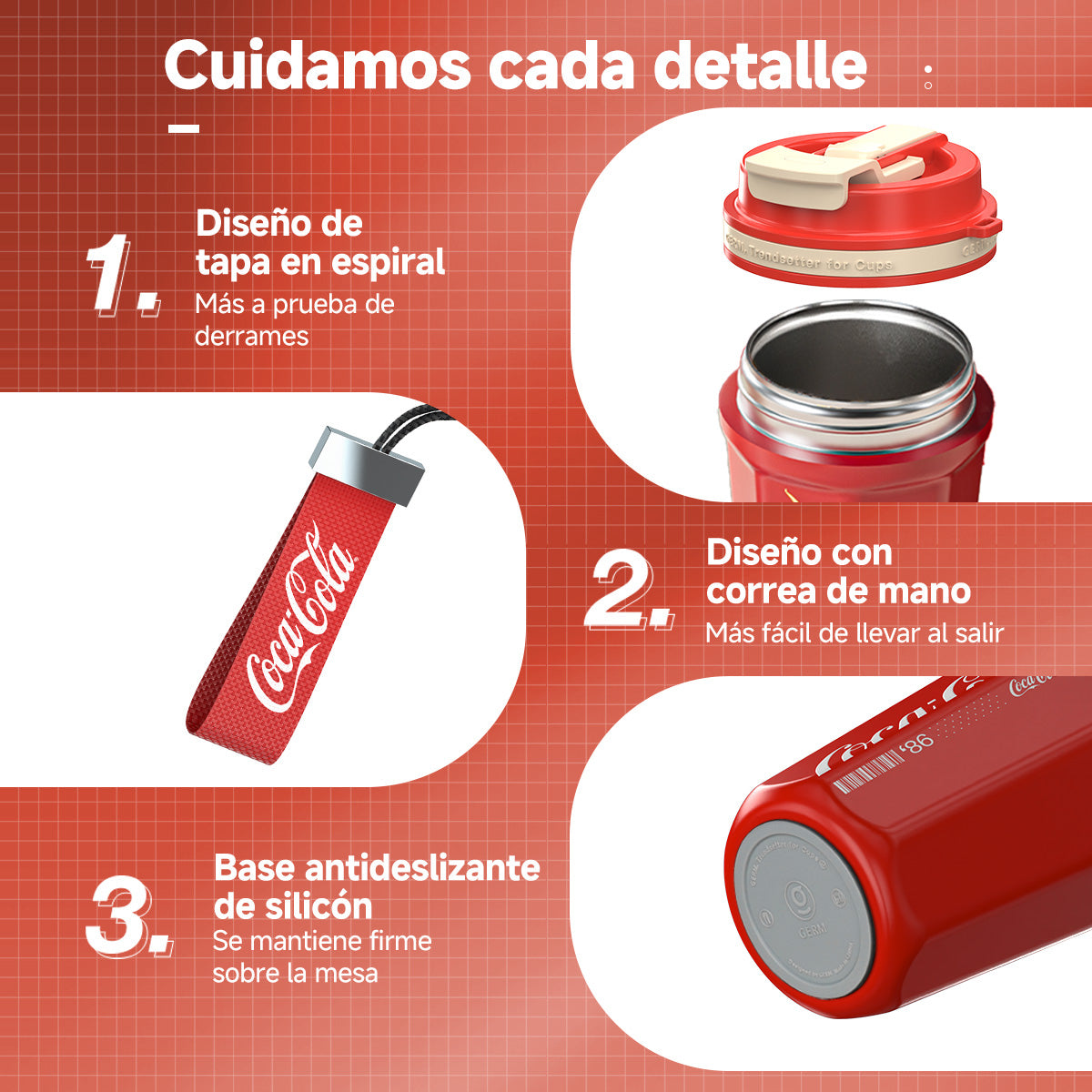 Vaso De Cafe Eidicion Coca-cola 550ml Acero Inoxidable