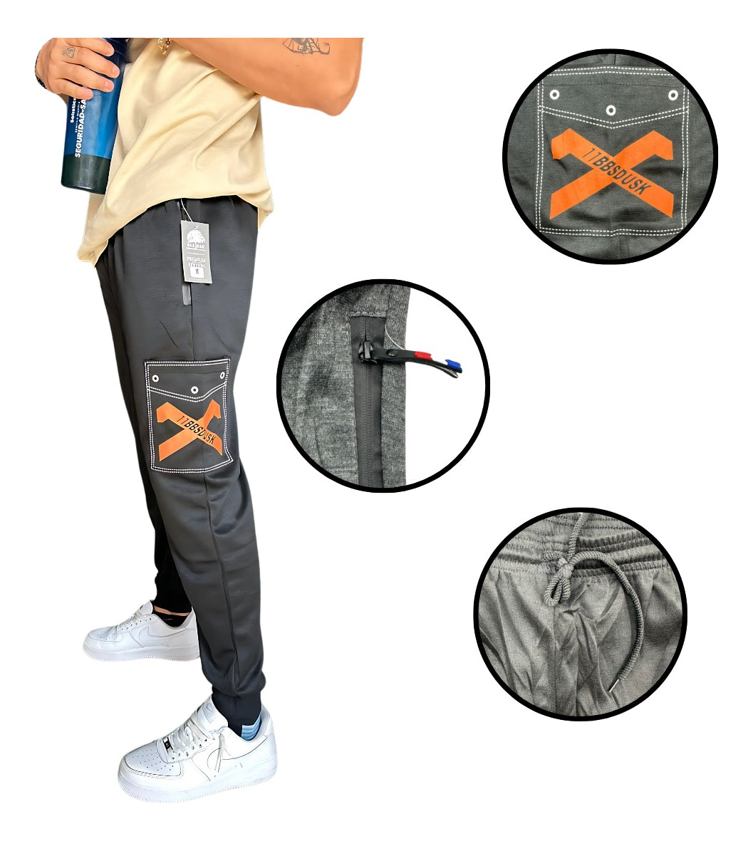 Pants Jogger Deportivo Gym Diseño De X