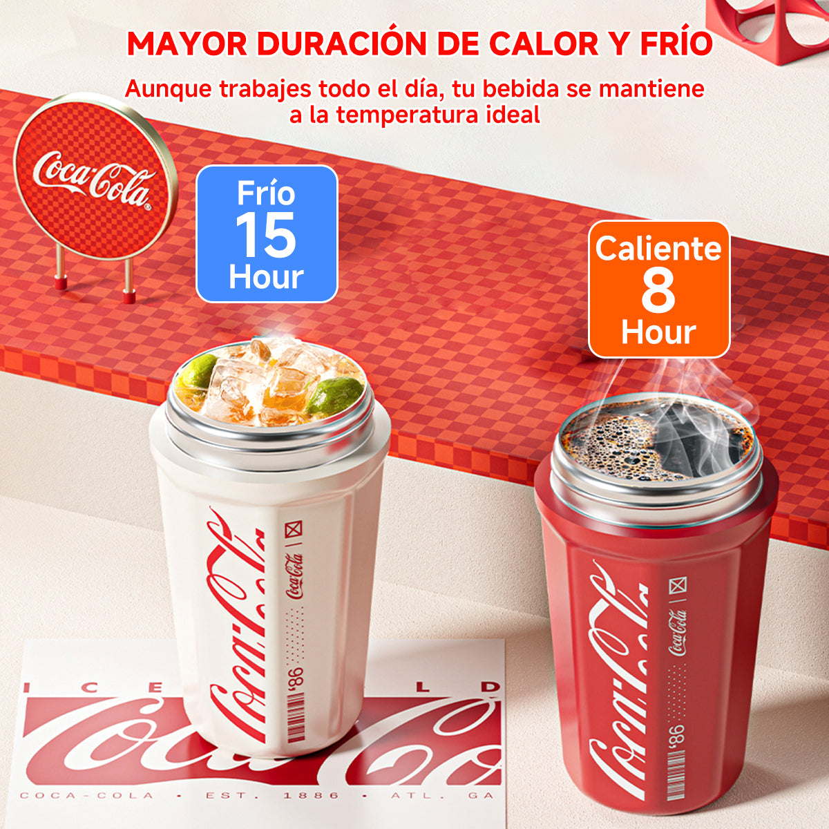 Vaso De Cafe Eidicion Coca-cola 550ml Acero Inoxidable