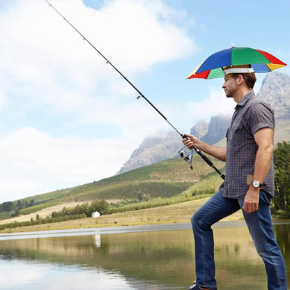 Paraguas Gorro Portátil Sombrilla Para Cabeza Surtido