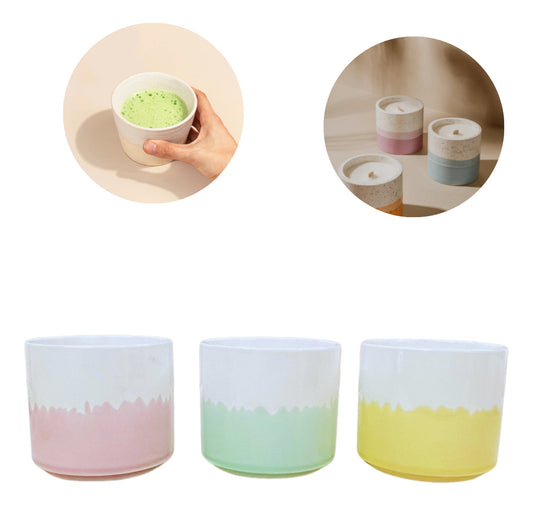 Vaso Apilable 350 ML De Cerámica Café Te