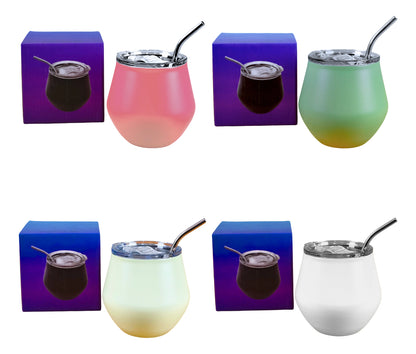 Vaso Prismático Whiskero 410 Ml Acero Inoxidable