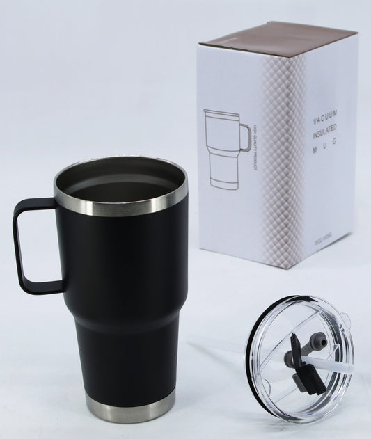 Termo tipo yeti con agarradera 30 oz color negro