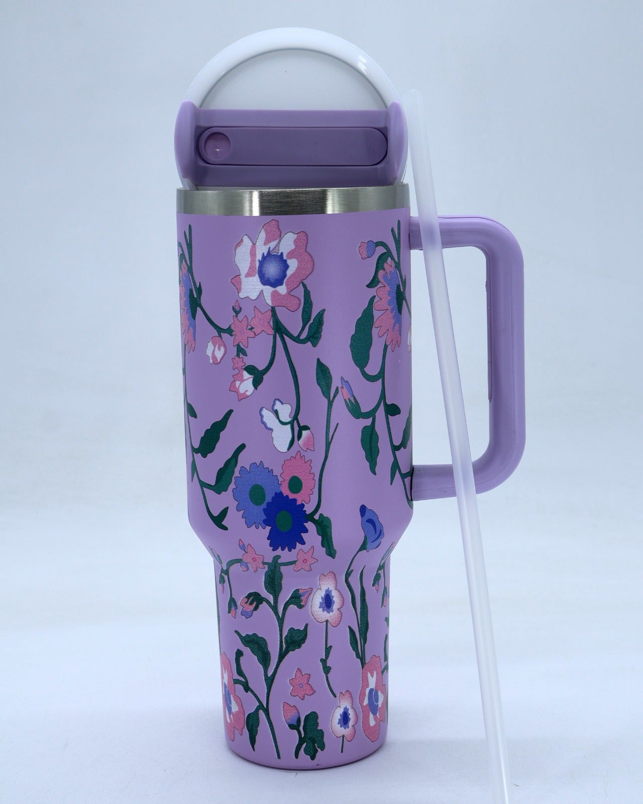 Termo tipo stanley 40 oz diseño flores mod. C42