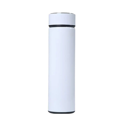 Termo Inteligente Digital Temperatura Led 500 ML blanco