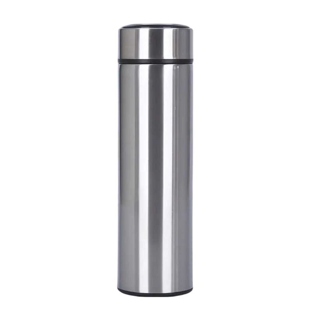 Termo Inteligente Digital Temperatura Led 500 ML plata