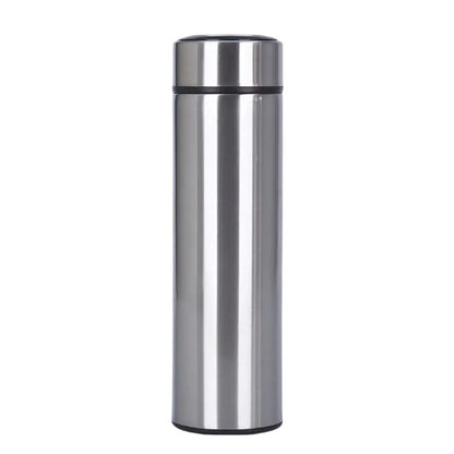 Termo Inteligente Digital Temperatura Led 500 ML plata