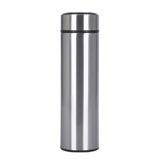 Termo Inteligente Digital Temperatura Led 500 ML plata