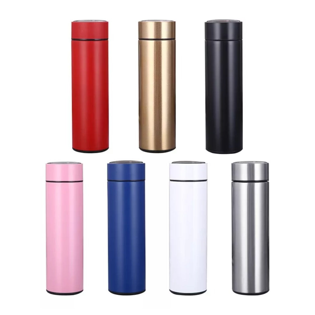 Termo Inteligente Digital Temperatura Led 500 ML rojo