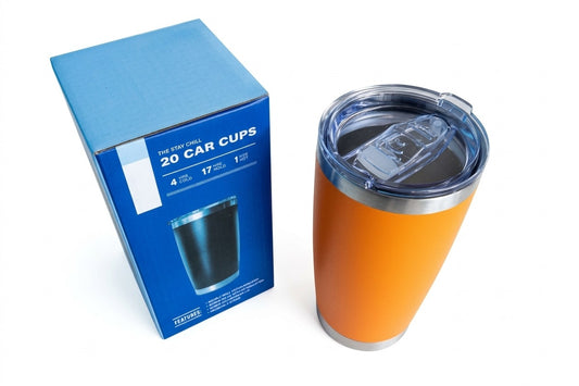 Termo tipo yeti 20 oz color naranja