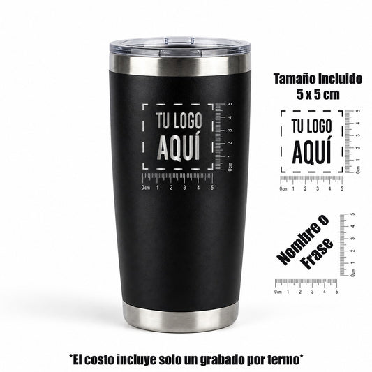 Termo Tipo Yeti 20 oz Personalizado con Grabado Láser