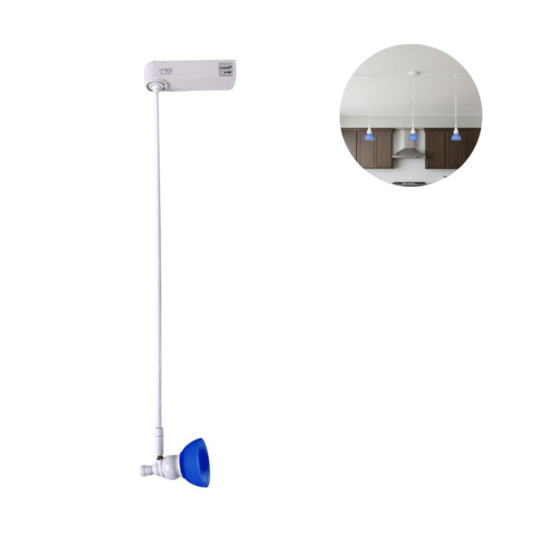 ILUMINACION CON RIEL ROTATIVO 50 CM